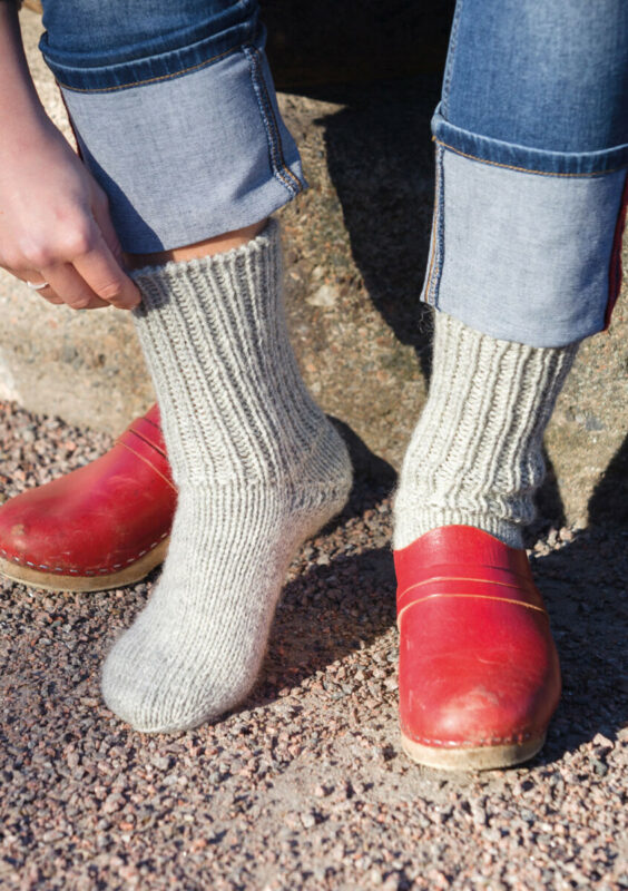 Sockor med Bumeranghäl (91334)